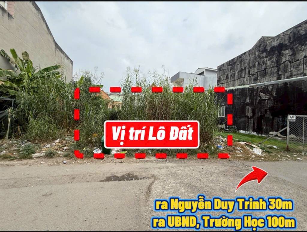 NỀN ĐẤT MTKD HẺM 1321 - NGAY UBND P. LONG TRƯỜNG 4,88 TỶ/76M2